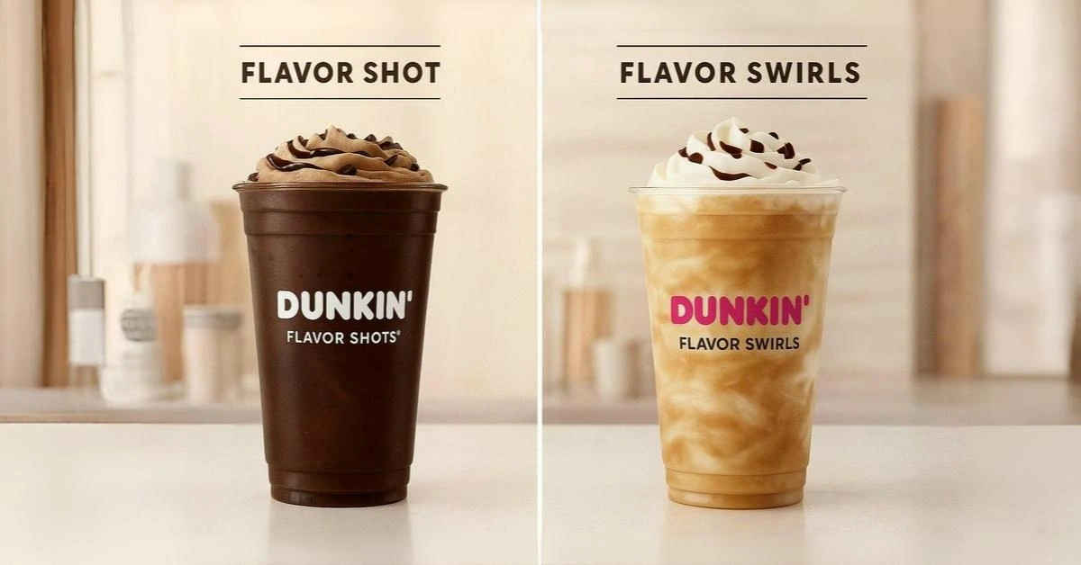 Difference between Dunkin Flavor Shots and Dunkin Flavor Swirls