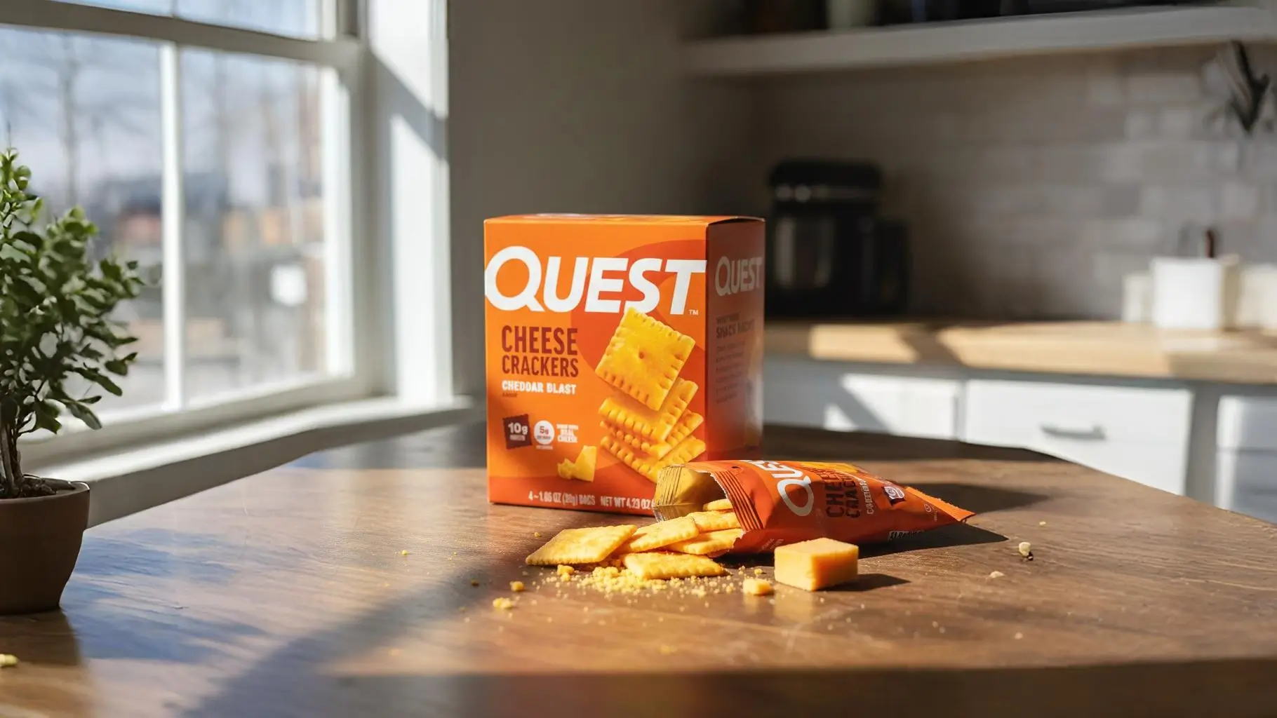 Quest Cheese Crackers Cheddar Blast